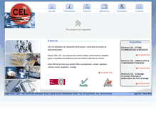 Tablet Screenshot of cel-electronic.com